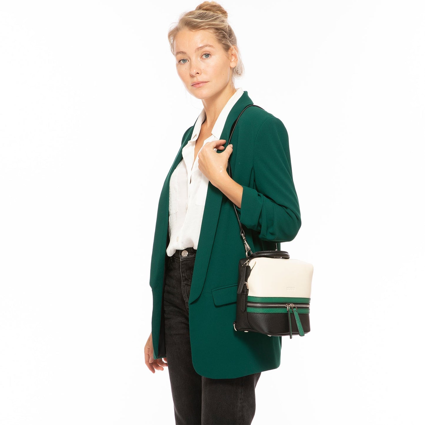 Ashley Mini Leather Backpack Purse