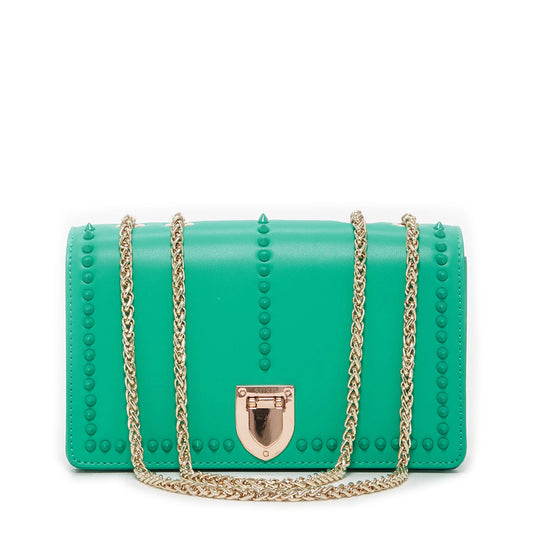 Josie Green Leather Chain Bag
