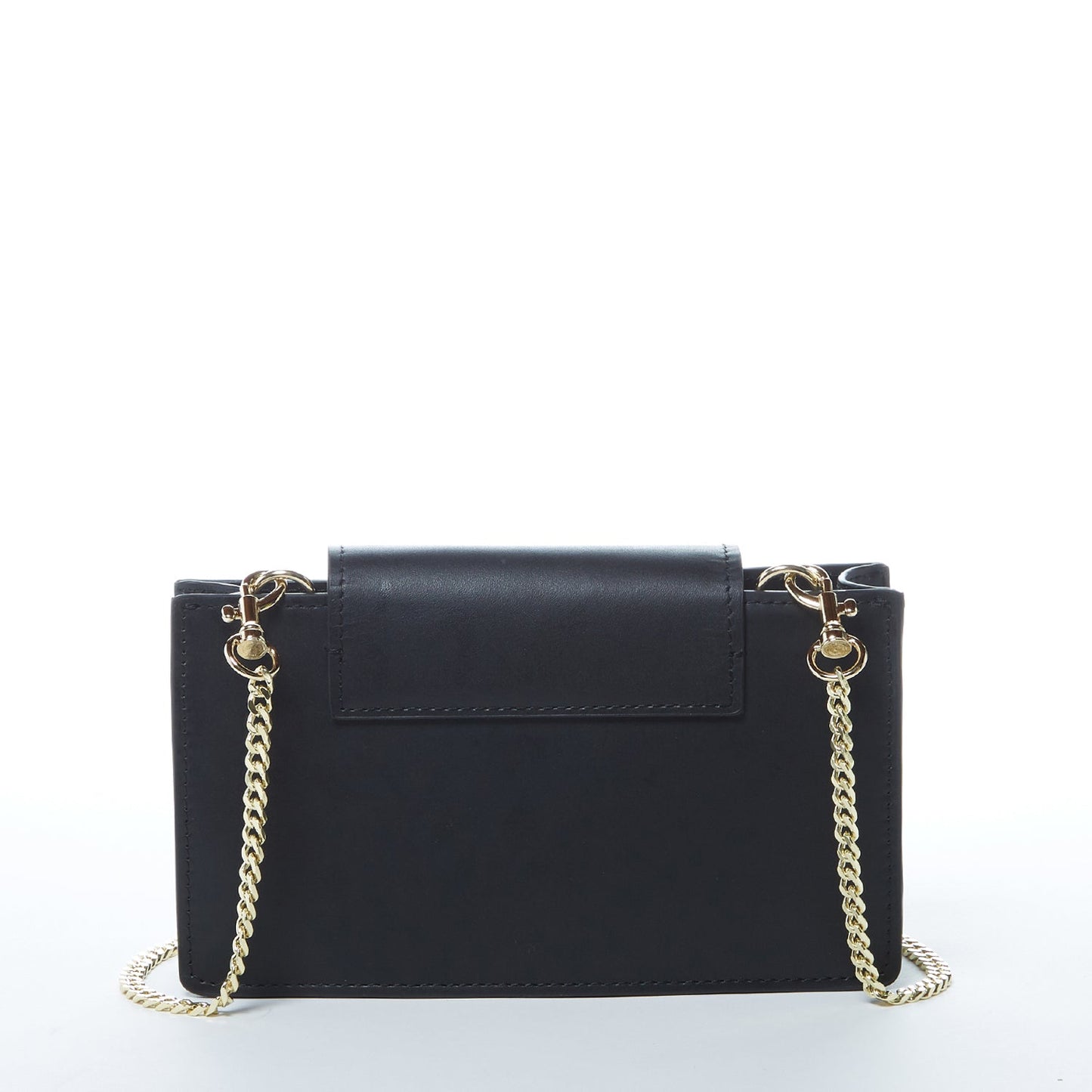 Mary Black Snakeskin Mini Purse