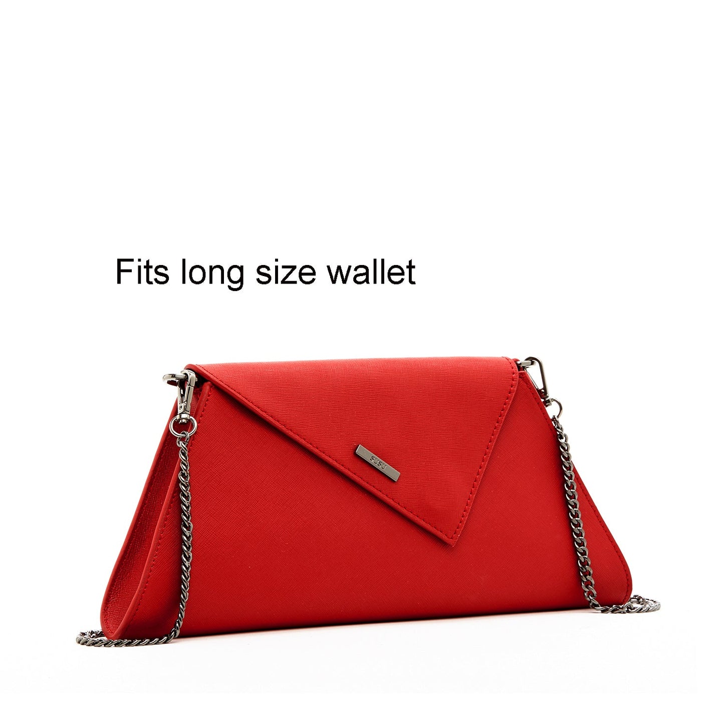 Angelica Red Clutch Purse
